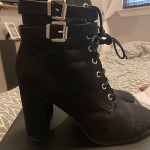 Madden Girl tie up booties